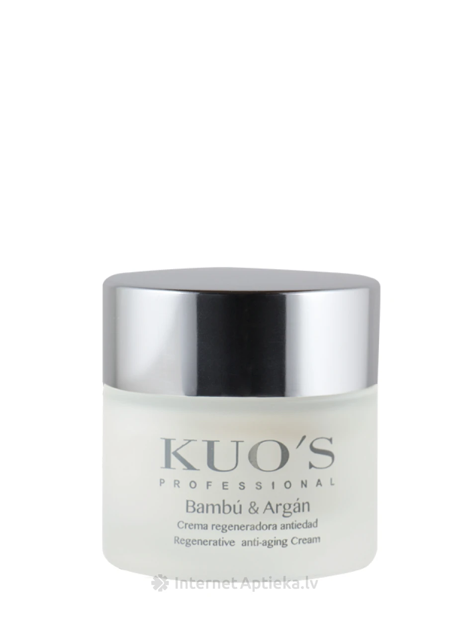 KUO`S Bamboo & argan крем для лица, 50 мл | internetaptieka.lv