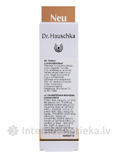 Dr. Hauschka Тонирующее средство для кожи, 18 мл | internetaptieka.lv