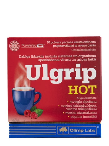 Olimp Labs Ulgrip Hot ar aveņu garšu, 10 paciņas | internetaptieka.lv