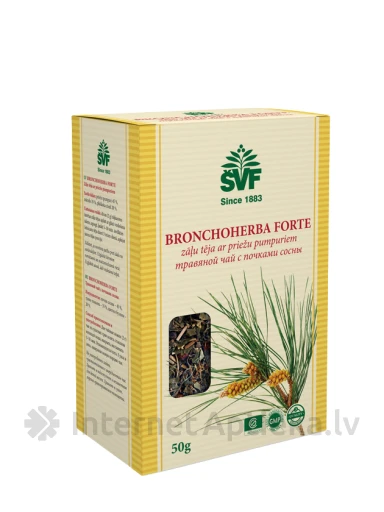 Tee Bronchoherba Forte männipungadega, 50 g | internetaptieka.lv
