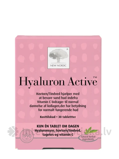 New Nordic Hyaluron Active, 30 tabletes | internetaptieka.lv
