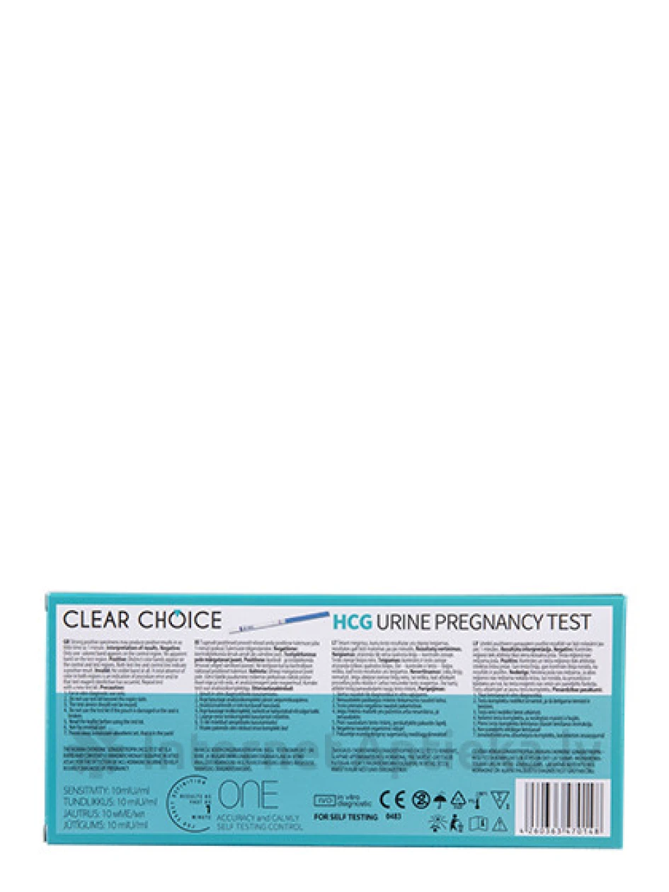Clear Choice One тест на беременность, 1 шт. | internetaptieka.lv