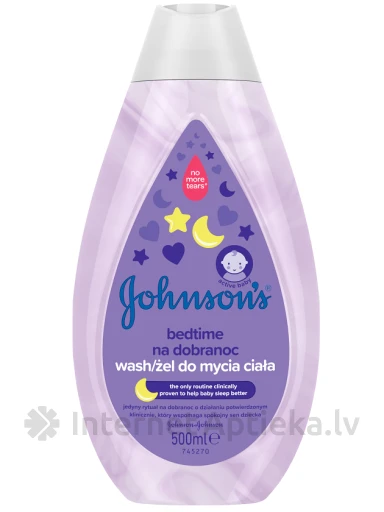 Johnson's  "Bedtime" Vannošanās līdzeklis, 500 ml | internetaptieka.lv