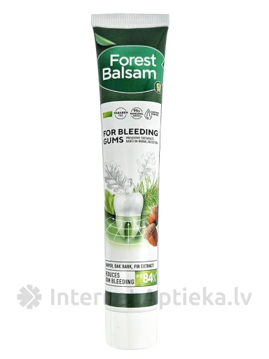 Forest Balsam Zobu pasta ar ozola mizas, baltegles ekstraktiem, 75 ml | internetaptieka.lv