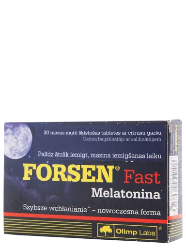 Olimp Labs Forsen Fast Melatonin, 30 tk. | internetaptieka.lv