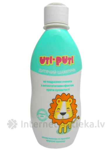 Uti-Puti Bērnu šampūns Auzu pieniņš un proteīni, 200 ml | internetaptieka.lv