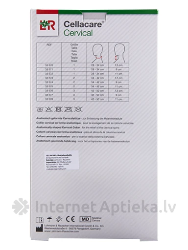 Imobilizācijas apkakle mīkstā melna 11 cm, 2 izmērs, 1 gb. | internetaptieka.lv