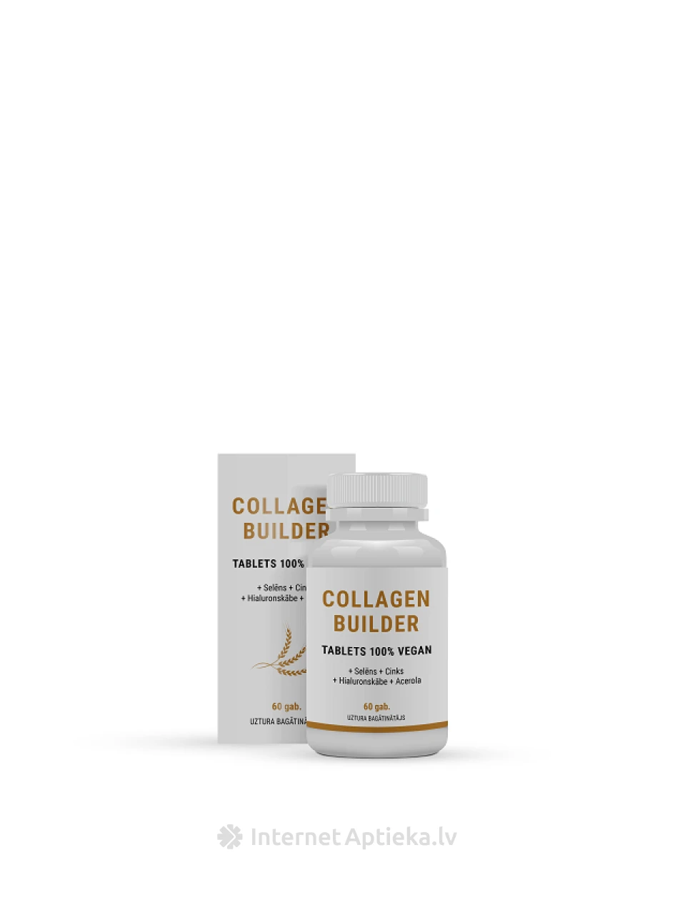 Collagen Builder tabletid 100% vegan, 60 tabletti | internetaptieka.lv