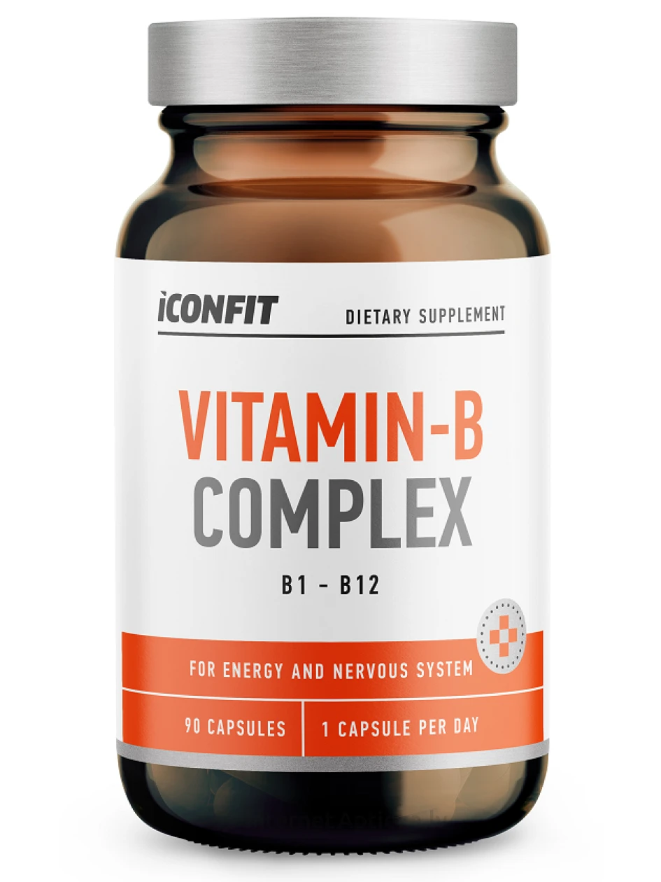 ICONFIT (B1-B12) Vitaminų kompleksas kapsulės, 90 vnt. | internetaptieka.lv