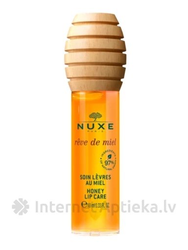 NUXE Rêve de Miel Honey Lips lūpu balzāms, 10 ml | internetaptieka.lv
