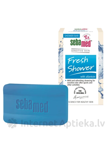 SEBAMED FRESH твёрдое средство для душа с аллантоином, 100 г | internetaptieka.lv