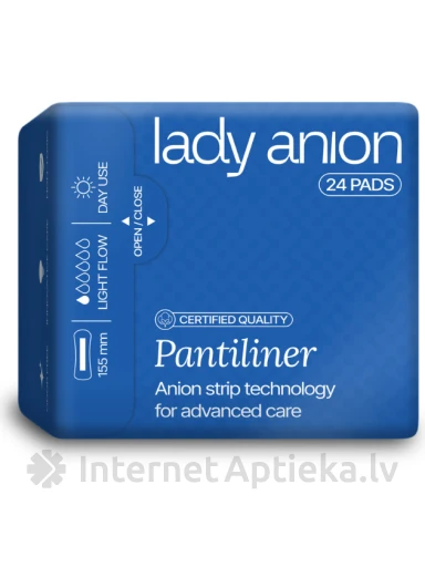 Lady Anion sisetükid 155 mm, 24 tk. | internetaptieka.lv