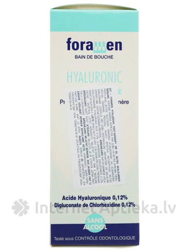 Foramen mutes skalojamais līdzeklis Pure Hyaluronic&Chlohexidin, 250 ml | internetaptieka.lv