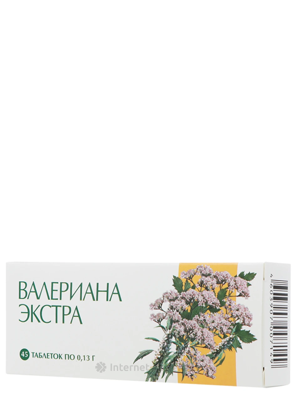 Таблетки экстракта валерианы, 45 шт. | internetaptieka.lv
