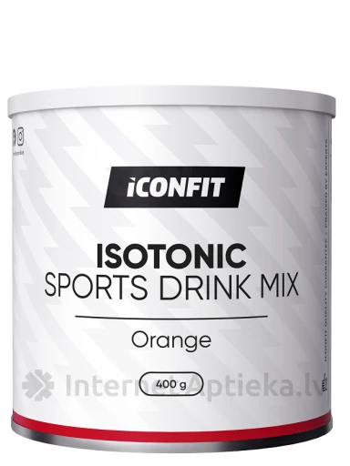 ICONFIT Isotonic Спортивный напиток со вкусом апельсина, 400 г | internetaptieka.lv