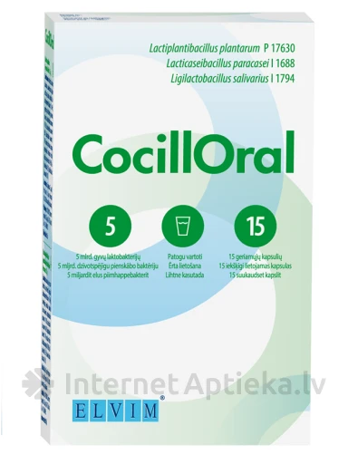 CocillOral kapslid, 15 tk. | internetaptieka.lv