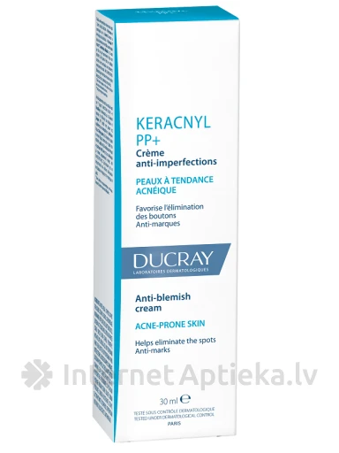 DUCRAY Keracnyl pp+ taastav kreem probleemsele nahale, 30 ml | internetaptieka.lv