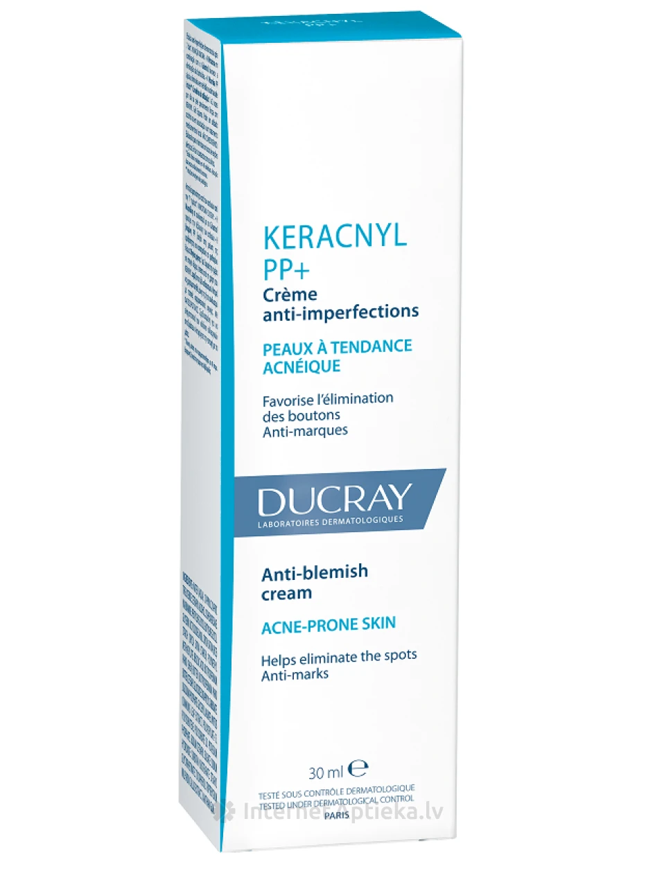 DUCRAY Keracnyl pp+ крем для проблемной кожи, 30 МЛ | internetaptieka.lv