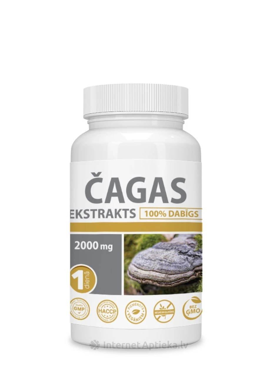 Tšaga ekstrakt tabletti, 30 tk. | internetaptieka.lv