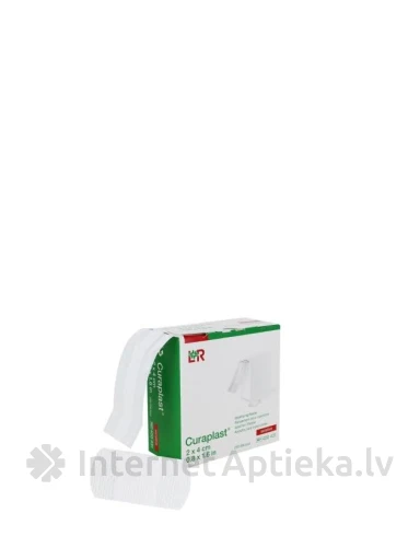 Curaplast tinkas, ritinėlis, 2 x 4 cm, 250 vnt. | internetaptieka.lv