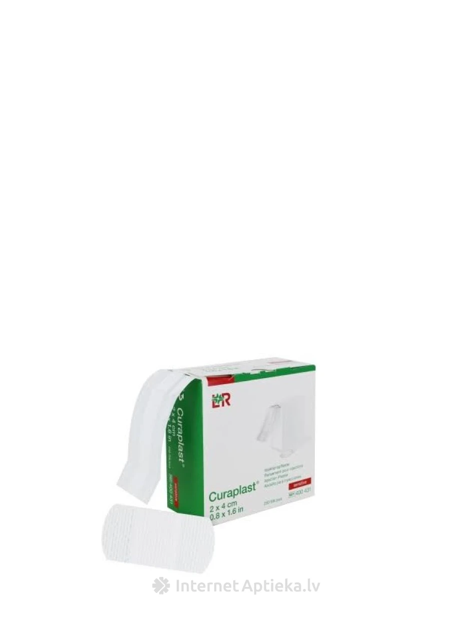 Curaplast Пластырь, рулон, 2 х 4 см, 250 шт. | internetaptieka.lv