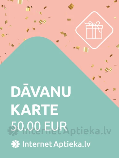 Подарочная карта 50.00 Eur, 1 шт. | internetaptieka.lv
