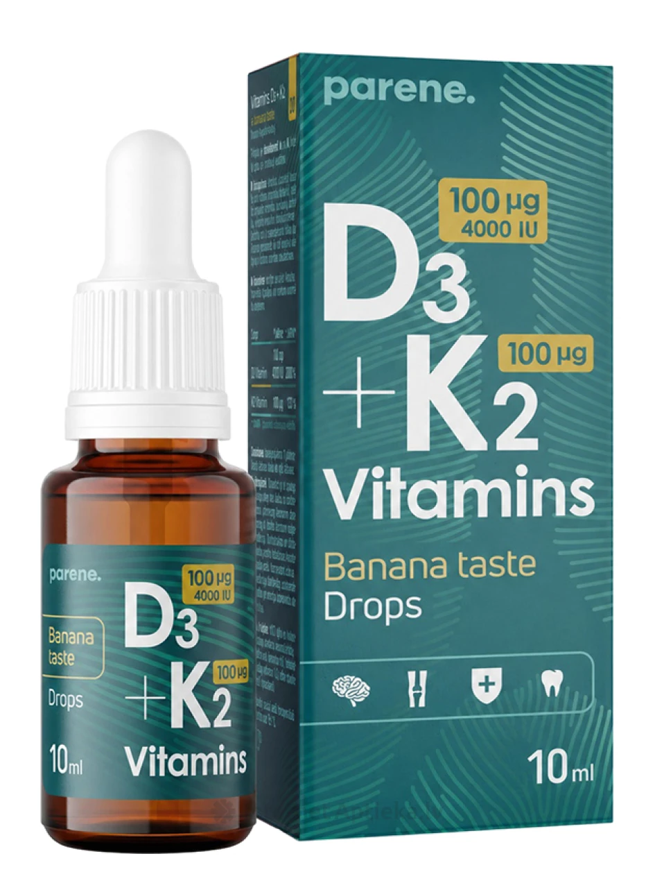 Vitamins D₃ 4000 IU + K₂ 100 µg tilgad, 10 ml | internetaptieka.lv