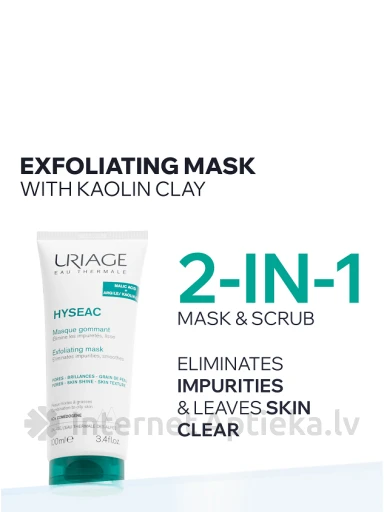 URIAGE Hyseac eksfoliējoša maska, 100 ml | internetaptieka.lv