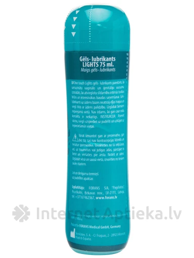 One Touch Lights geel-määrdeaine, 75 ml | internetaptieka.lv
