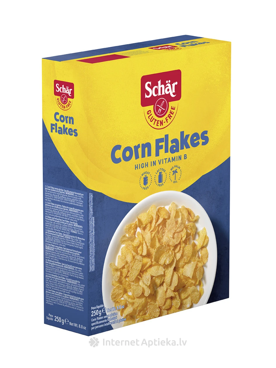 Schär Corn Flakes bezglutēna kukurūzas pārslas, 250 g | internetaptieka.lv