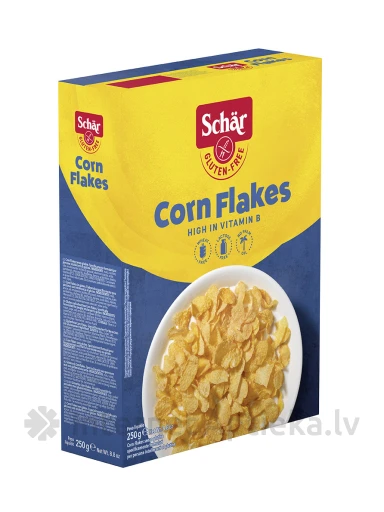 Schär Corn Flakes bezglutēna kukurūzas pārslas, 250 g | internetaptieka.lv
