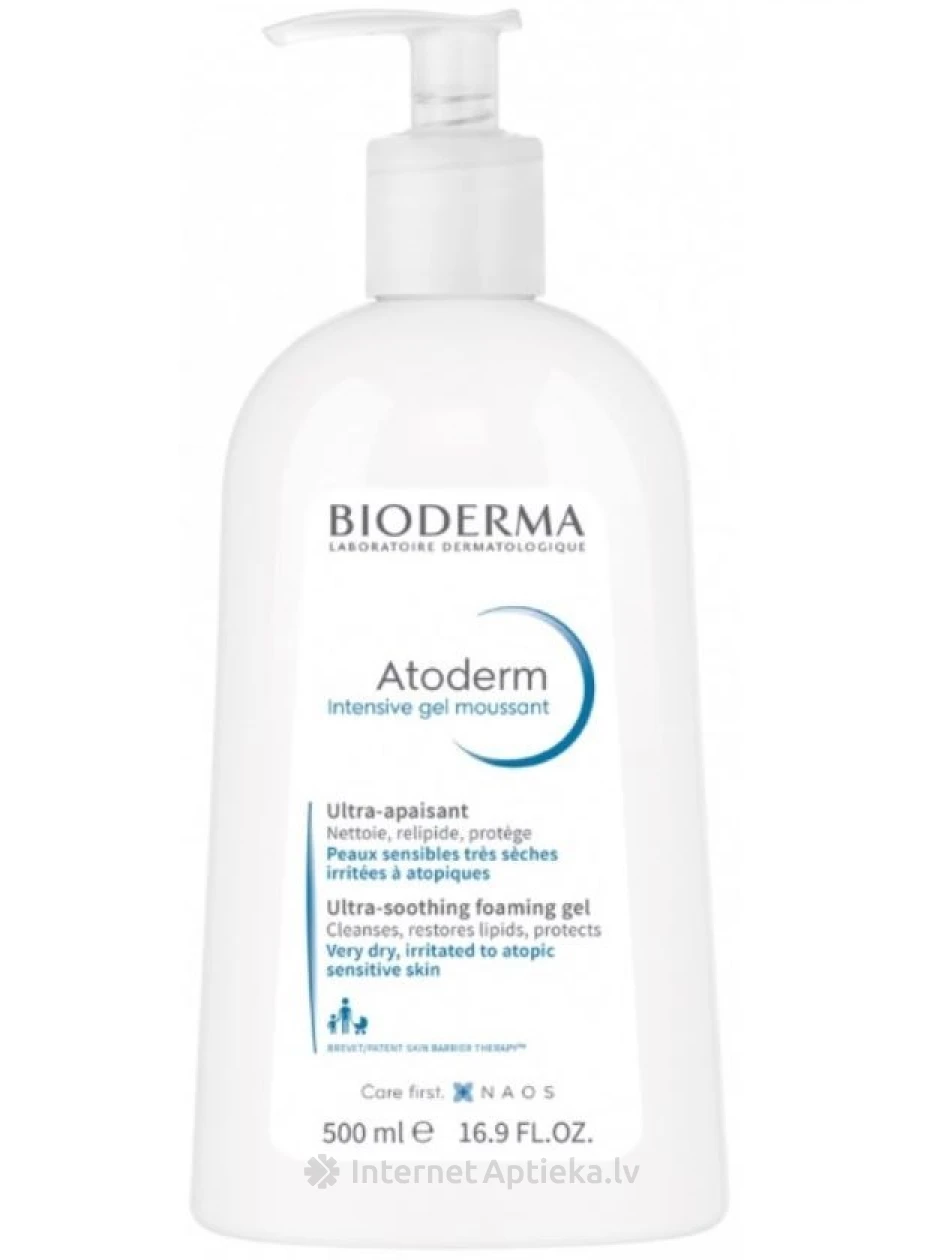Bioderma Atoderm Intensive putojošais gels, 500 ml | internetaptieka.lv