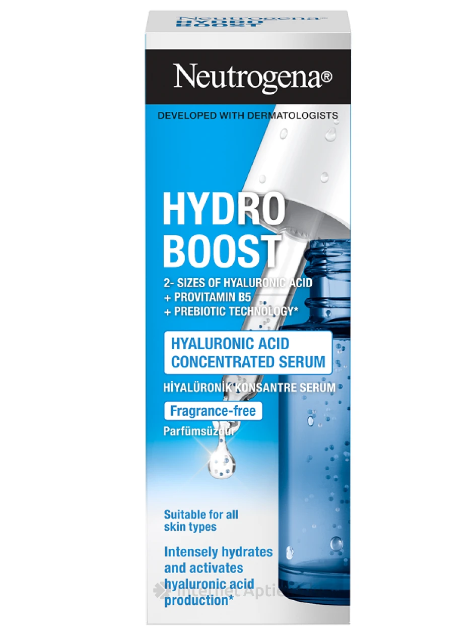 NEUTROGENA Hydro Boost hüaluroonhappeseerum näole, 15 ml | internetaptieka.lv