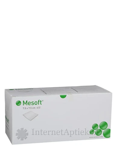 Mesoft Стерильные хирургические салфетки 7.5 x 7.5 см, 150 шт. | internetaptieka.lv