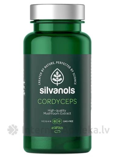Silvanols Cordyceps капсулы, 60 шт. | internetaptieka.lv