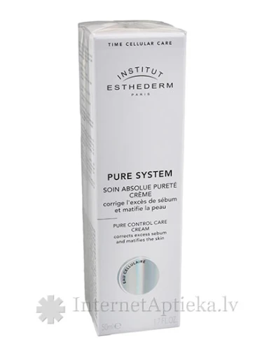 Institut Esthederm PURE SYSTEM Корректирующий крем для жирной кожи, 50 мл | internetaptieka.lv