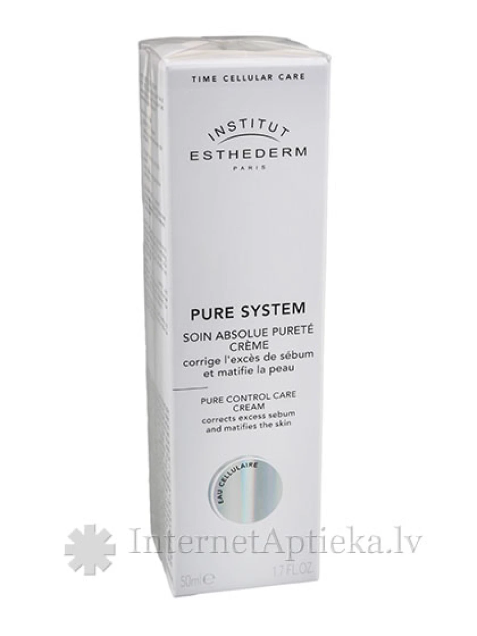 Institut Esthederm PURE SYSTEM Корректирующий крем для жирной кожи, 50 мл | internetaptieka.lv