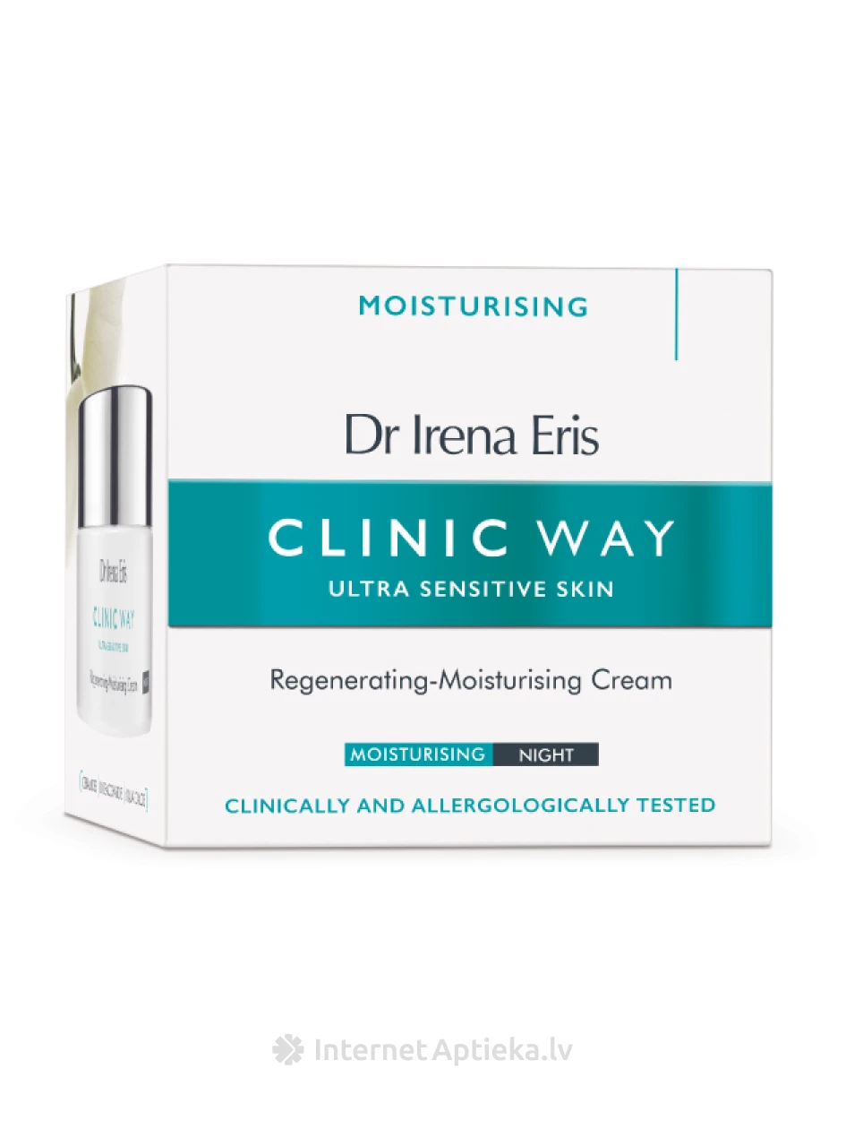 Clinic Way niisutav öökreem, 50 ml | internetaptieka.lv