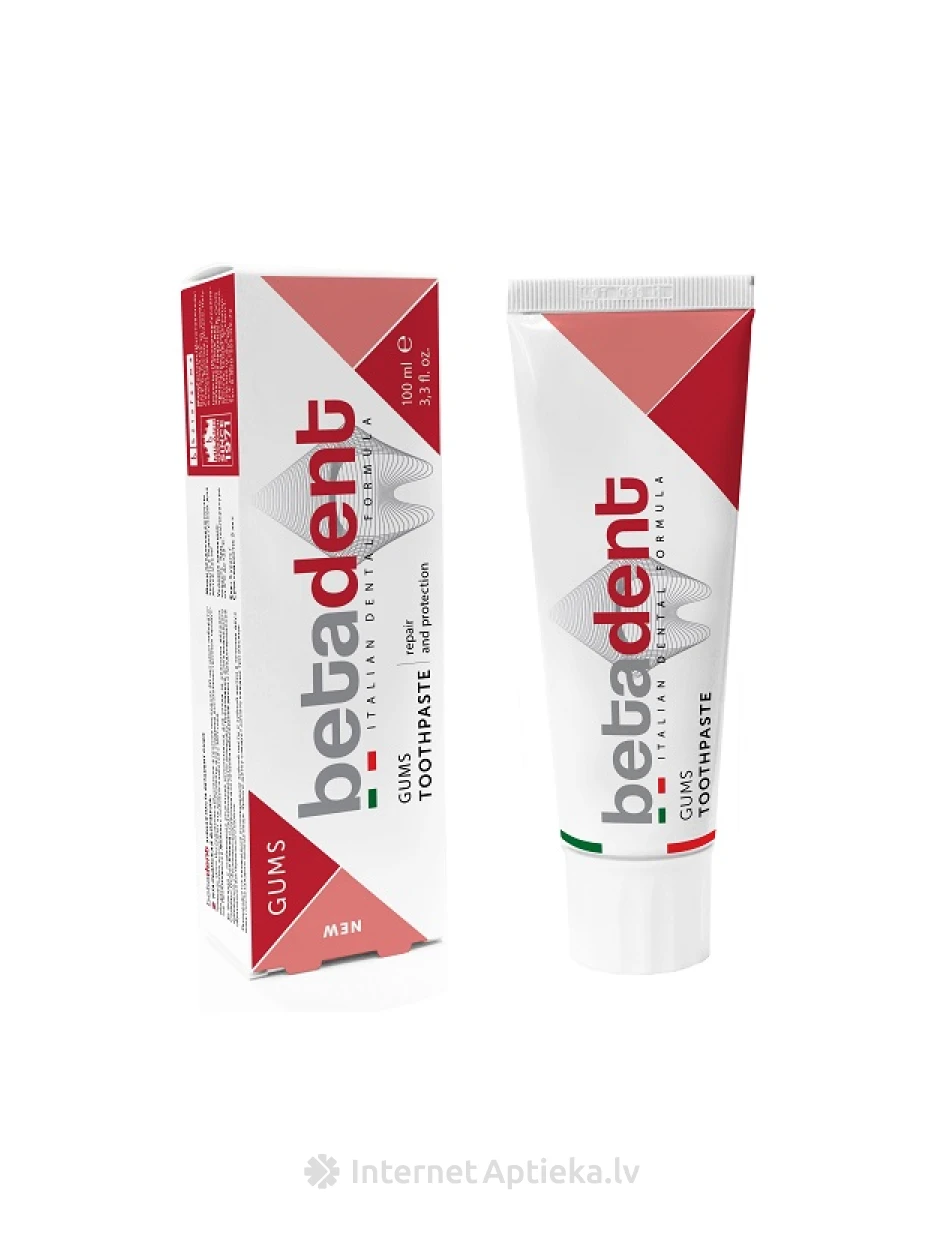 BETADENT GUM ACTION hambapasta igemetele, 100 ml | internetaptieka.lv