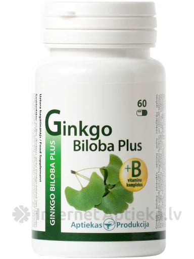 AP Ginkgo Biloba Plus, 60 kapsulas | internetaptieka.lv