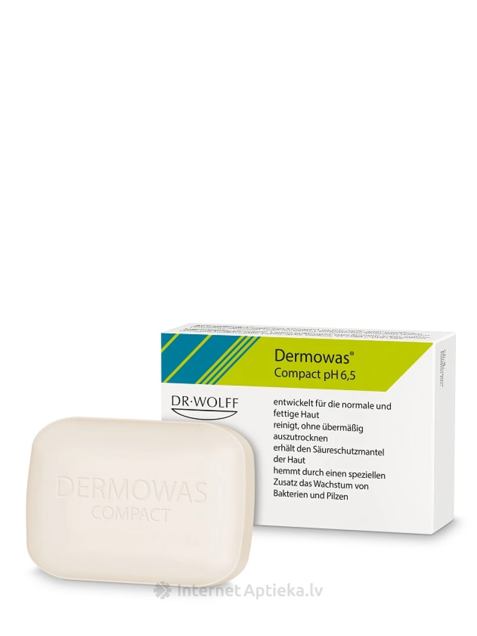 Dermowas Compact pH 6.5 мыло, 100 г | internetaptieka.lv