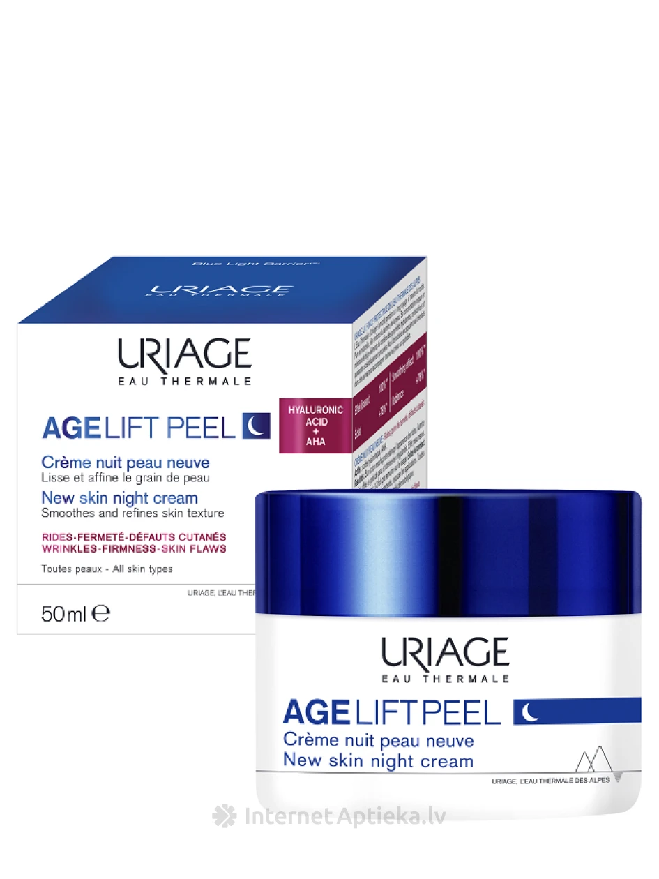 URIAGE AGE LIFT pīlinga nakts krēms, 50 ml | internetaptieka.lv
