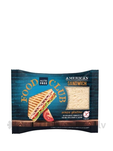 NUTRIFREE AMERICAN SANDWICH gluteenivaba Ameerika leiba, 240 g | internetaptieka.lv