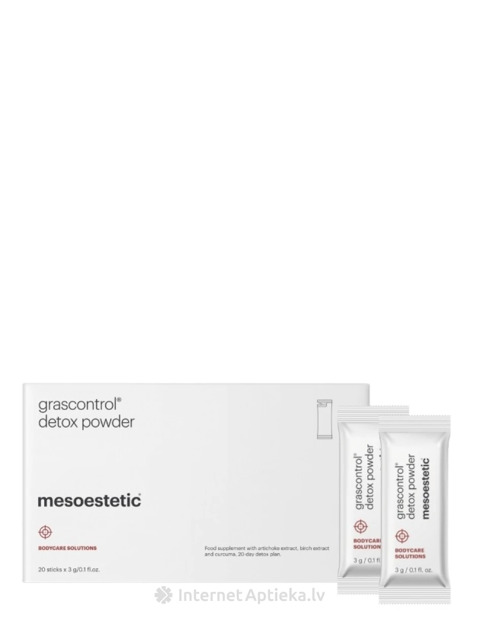 Grascontrol® detox powder mesoestetic®, 20 x 3 г | internetaptieka.lv