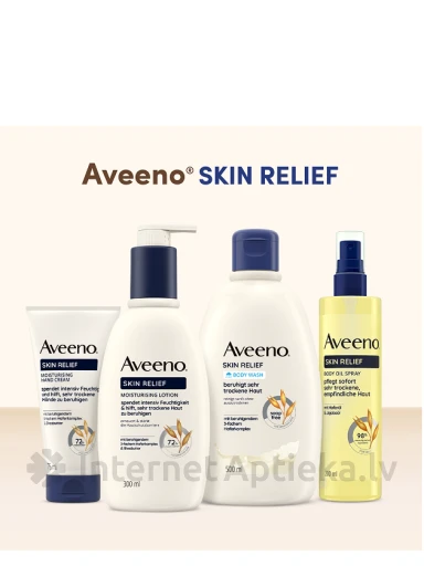 AVEENO Skin Relief увлажняющий крем для рук без ароматизатора, 75 мл | internetaptieka.lv