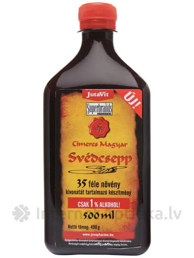 Zviedru balzams JutaVit Zviedru pilieni, 500 ml | internetaptieka.lv