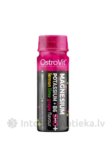 OstroVit Magnesium Potassium + B6 pudelīte, 80 ml | internetaptieka.lv