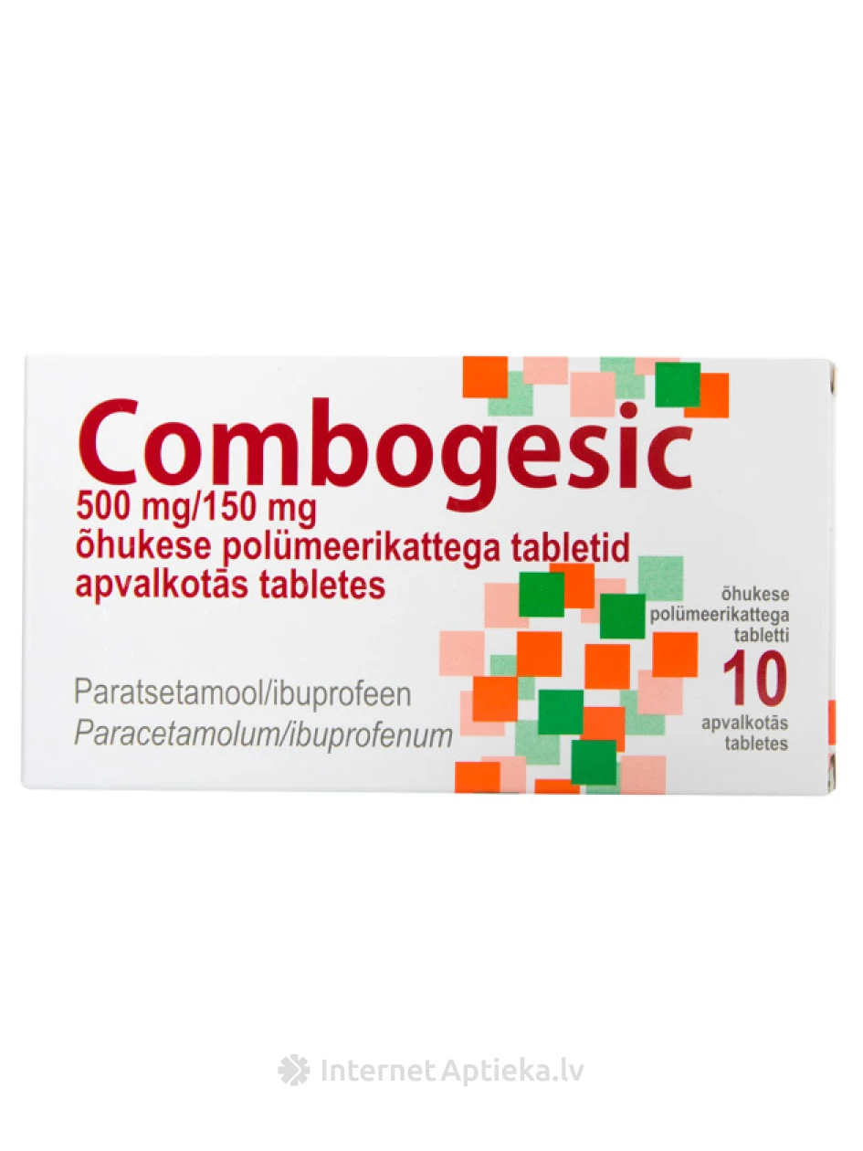 COMBOGESIC 500 mg/150 mg, 10 tabletes | internetaptieka.lv