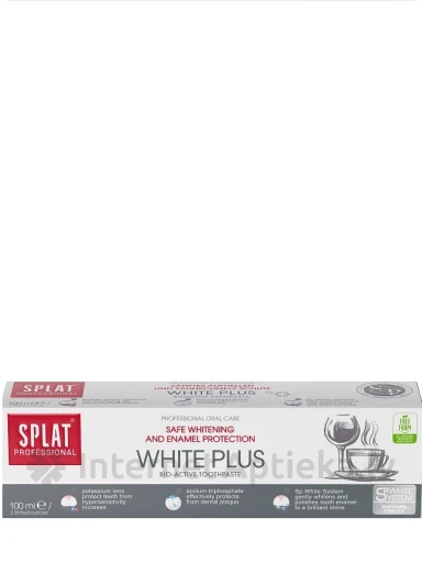 SPLAT Professional White Plus hambapasta, 100 ml | internetaptieka.lv