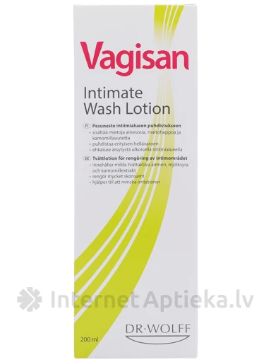 Vagisan лосьон для мытья интимных зон, 200 мл | internetaptieka.lv